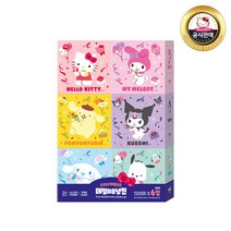 산리오 데일리 홈 종이냅킨 2겹, 130매입, 6개