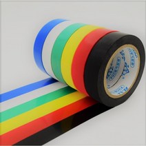 전기 절연테이프 16mm x 9M 10개입 전선 배선 수리 작업, 블랙
