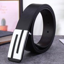 남성용 가죽 부드러운 버클 소가죽 바지 벨트 비즈니스 캐주얼 학생 트렌드