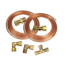 디와이호스 배관부속 수도 배관 자재 부속 링티 링엘보 링연결 양링엘보 링니플 동파이프M절단, 1개