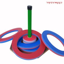 기쁜우리게임창고 고리걸기30 고리던지기 링토스 링던지기 체육대회 명랑운동회 게임 용품, 고리걸기30 초록