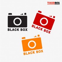 블랙박스 경고 데스 티커 TKBL-03 자동차 벨 편의 차량, 1개, 그레이