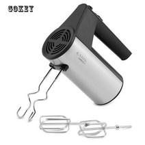 버티컬믹서 반죽기 스탠드 믹서기수직 주방 믹서 자동 Eggbeater 크림 커피 가루 스테인레스 스틸 베이킹, 01 black_02 EU