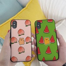 [가방팝] 곤룐 쨀리공장 복숭아수박조아 카드케이스 휴대폰케이