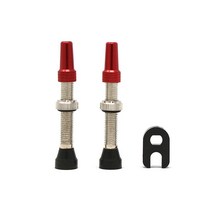 RSN Sports 2X 합금 튜브리스 프레스타 밸브 스템 합금 캡 44mm