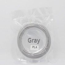 Aokin 10 미터 다채로운 3D 프린터 필라멘트 PLA 1.75mm 필라멘트 인쇄 재료 플라스틱 3D 프린터 펜 98, Gray