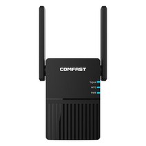 무선 신호 증폭기 듀얼 밴드 2.4g 5g 와이파이 무선 범위 확장기 1200mbps 와이파이 익스텐더 무선 라우터, 126x50x35mm, 블랙, 플라스틱