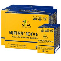 종근당 바이탈프로그램 비타민C 1 000mg x400정 고함량 비타민C 영양제 항산화 피로회복 필수영양제 비타민영양제, 4개, 100정