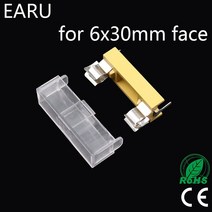 패널 마운트 PCB 6x30mm 유리관 퓨즈 홀더 케이스 커버 케이싱 마운트베이스 자동차 자동 바이크 오토바이 미니 소켓 플매트 카펫 러그 10 피스, [02] 5pcs, [01] 6x30mm