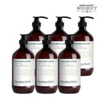 부케가르니 히말라야 허브 나드 티트리로즈마리향 바디로션 900ml x6개, one color, free