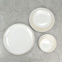 멜라민 도자기원형 접시 뷔페접시 멜라민식기 식당찬기 가벼운접시 뷔페접시 영업용찬기 15cm ~ 50cm 사이즈다양