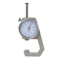 다이얼 두께 게이지 10 20mm 가죽 종이 두께 미터 테스터 정확도 0.1mm, 0-20MM