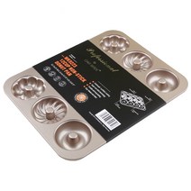 도넛 요리 배우기 마들렌 케이크 몰드 베이킹 대형 원형 빵 비스킷 작은 비스틱-42453, 옵션01