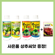 대유 물푸레 1호 2호 수경재배 양액비료 액비 수경식물 비료 영양제+사은품 상추씨앗 증정, 물푸레2호A