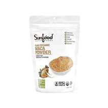 Sunfood Superfoods 선푸드 슈퍼푸드 유기농 마카 뿌리 파우더 226g, Maca Powder, 8 Ounce (Pack of 1)