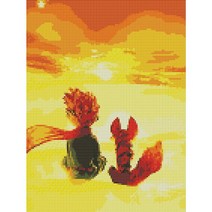 하모니아트 DIY 보석십자수 캔버스형 30X40, 23. 어린왕자1, 23. 어린왕자1, 1개
