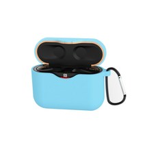 리미트 소니 코드리스 블루투스 이어폰 실리콘케이스 WF-1000XM3케이스, 스카이블루, 소니 WF-1000XM3 실리콘케이스