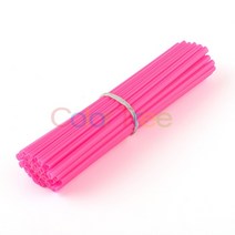 슈퍼커브 오토바이용튜닝 악세서리범용 오토바이 먼지 자전거 휠 림 스포크 스킨 커버 랩 튜브 장식 보호, 11 Pink