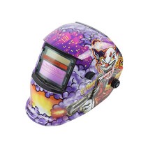 Solar Auto-Darkening Welding Mask Mounted Argon Arc Welder Cap Anti-Glare Dedicated Helmet Turntable, 05 107-Clown