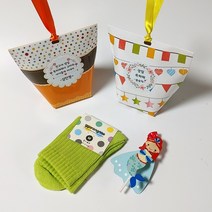 국내산 아동 골지양말 Made in Korea(포장.스티커 무료)-어린이집 생일답례품 유치원 구디백 생일선물 사탕 단체간식 크리스마스 입학 졸업 종업식 추석 한가위 단체선물, 큐티박스 양말+공주&히어로