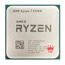 AMD Ryzen 7 5700X R7 3.4 GHz 8 코어 16 스레드 65W CPU 프로세서 L3 32M 100 000000926 소켓 AM4