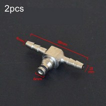 2 개/몫 금속 L 유형 커넥터 T 3 Bosch 인젝터 용 레일 리턴 오일 역류 파이프, 2pcs T Type