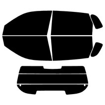 현대 투싼 측후면 썬팅필름, RTF-1S 05 (진함), 투싼 (04-09)