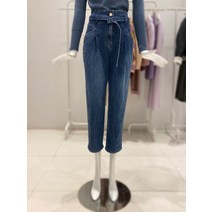 [듀엘] 벨티드 턱 데님 팬츠 L223PSA403(2157613)