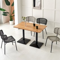 가구샘 직사각 테이블 1200 H5923, 월넛