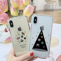 바보사랑 (호환용)아이폰X/XS 미나 우주탐험 소프트젤리케이스.이한피플