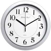 [∂LL7] GB1312 무소음 라운딩 벽시계 28cm 실버 제조한국 오피스 원형시게 인테리어 집들이선물 거실 메탈 디자인 장식 서재 개업 음시계 예쁜_h§eEA, §본상품§e, 옵션없음($#%)