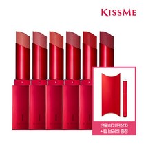 [1 +1][선물세트증정] 키스미 아이 퍼스트 매트 립스틱, 단품, 선택1:06 칠링 마젠타|선택2:04 토스팅 로즈