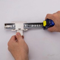 줄자 모서리 클립 코너 홀더 집게 꺾임 길이 측정 접자 벨트 스토퍼 자유자