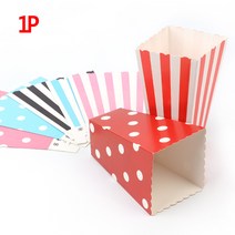 팝콘봉투, 디자인, 땡땡이, 1개