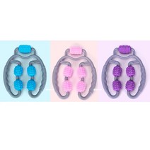 TORIMALL 3D 롤링 마사지기 종아리 뭉친근육 어깨마사지, 5롤마사지기-퍼플