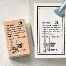 영문 우드 스탬프 영어 문구 나무 도장 레트로 다꾸 데코 장식 DIY 꾸미기, G