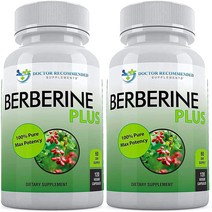 자연 베르베린 영양제 Berberine 로얄 젤리 함유1200 mg 면역기능지원, 120개입 x 2병, 2개