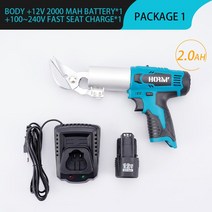 무선전지가위12V 무선 전기 다리미 가위 전단 시트 충전식 2 속도 금속 절단 도구 보쉬 배터리 전동가위 전, 02 1Battery 1Charger_01 미국