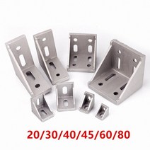 5 20 pcs 2020 2028 3030 3060 4040 4080 6060 8080 알루미늄 코너 브래킷 30 40 45 60 프로파일 커넥터 CNC 라우터, 2028 10PCS
