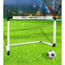 휴대용 어린이 축구 골대 접이실 실내 실외 풋살, 대형 (소형 2개로 분해 가능)