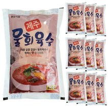 물회육수 400g x 10팩 현진식품 제주 물회 양념 소스, 10개