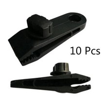 전동어닝 가게 천막 접이식 차양막 스카이 고정 캐노피 헤비 듀티 천막 방수 타프 텐트 그늘 정원 캐노피, 05 10 Pcs Tent Clips