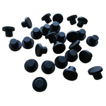 O-링고무키트4/10/20pcs Blak 라운드 솔리드 실리콘 고무 씰 홀 플러그 블랭킹 엔드 캡 T 타입 스톱퍼 3mm, 13 9mm_01 4pcs