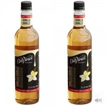 DaVinci Gourmet Classic Vanilla Flavoring Syrup 다빈치 고메 클래식 바닐라 시럽 25.4oz(750ml) 2팩