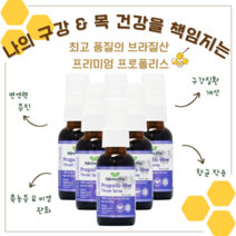 캐나다 인피니트리 프로폴리스 30ml 목 구강 비염 구내염 건강 비염 충농증 항균 영양제 6병세트