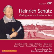 [CD] Dorothee Mields 하인리히 쉬츠: 마드리갈과 결혼 음악 (Heinrich Schutz: Madrigale and Hochzeitmusiken)