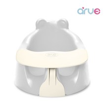 아르브 쿠션 유아 아기의자 트레이 세트 출산/백일선물, arve)의자 라이트그레이+트레이 오트밀