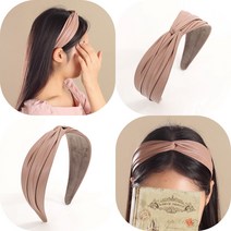 마트498 가죽 꼬임 헤어밴드 핑크 연예인머리띠 쁘띠 제니 장원영 데일리 예쁜머리띠 패션헤어밴드 머리밴드 공