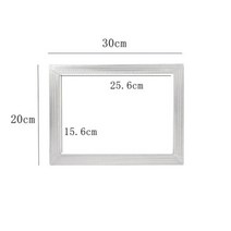 인견화 비단 견틀 캔버스틀 비단그림 20x30cm 25x35cm 30x40cm 스크린 인쇄 알루미늄 프레임 diy 실크 스크린 인쇄, 6 프레임