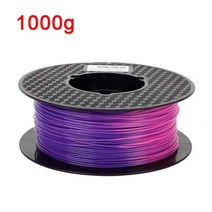 1.75mm PLA 3D 프린터 필라멘트 색상 온도 31-45 도 짙은 녹색에서 빨간색에서 노란색 인쇄 재료, [06] Purple to pink- 1kg